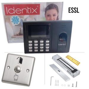 ESSL K90 Door Access Control System with Magnetic Lock and Exit Button