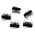 Mini Micro Switch SPDT Short Lever Black (OFF-(ON) 3Pin) (pack of 5)