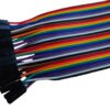 Male to Female Jumper Wire (40 Pin, 20 cm) i