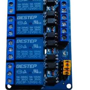 12V 4 Channel Relay Module (with Optocoupler)