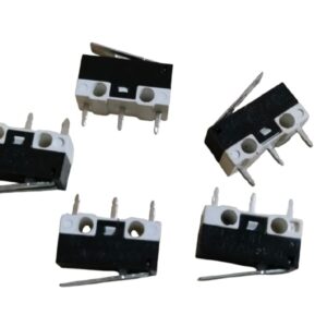 Mini Micro Switch SPDT Short Lever Black (OFF-(ON) 3Pin)