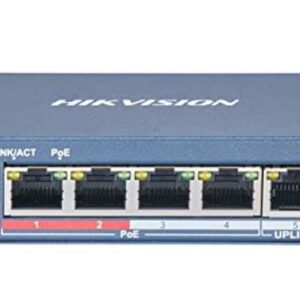 Hikvision 4-Port 100Mbps Unmanaged PoE Switch