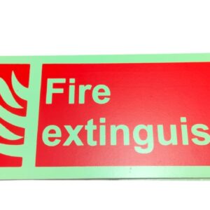 Fire Extinguisher Sign Board made from foam sheet 30cm by 10cm