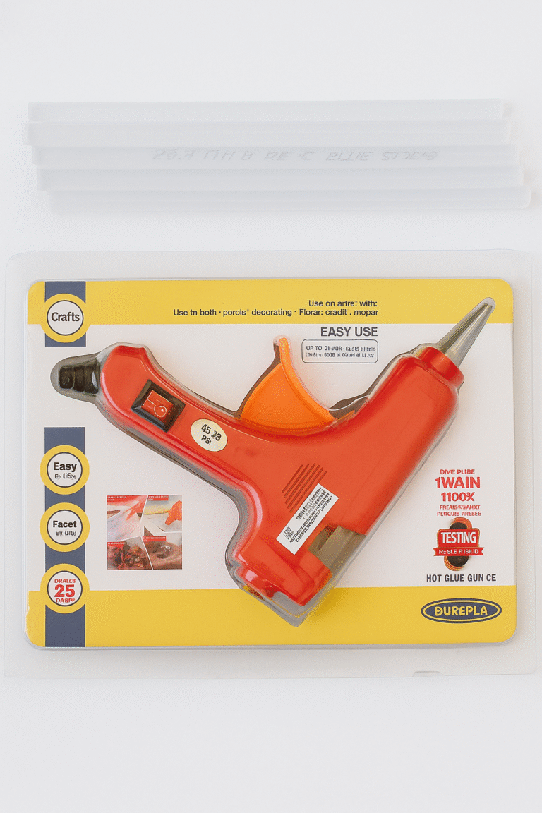 Hot Melt Glue Gun with Glue Sticks – Fast Heating, Easy to Use for DIY & Repairs